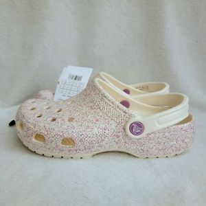 Glitter Classic Crocs - Juniors